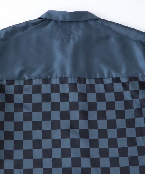 Nehanne MIHARAYASUHIRO（ネハンミハラヤスヒロ）の「【Nehanne】プリントオープンカラーシャツ/Print shirts（シャツ/ブラウス・メンズ・ホワイト/ブラック・44/46）」の9枚目の写真