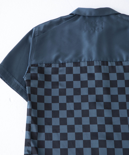 Nehanne MIHARAYASUHIRO（ネハンミハラヤスヒロ）の「【Nehanne】プリントオープンカラーシャツ/Print shirts（シャツ/ブラウス・メンズ・ホワイト/ブラック・44/46）」の4枚目の写真