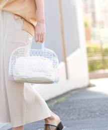 DISCOAT | クリアパンチングバック/PVCバッグ/ビニールバッグ(ボストンバッグ)