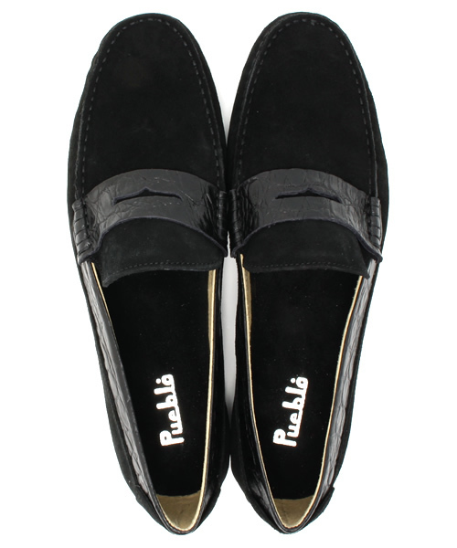 BRILLA per il gusto（ブリッラペルイルグースト）の「PUEBLO / コンビローファー（ドレスシューズ・メンズ・ブラック/ダークブラウン/ブルー/ネイビー・40/42/39/41）」の12枚目の写真