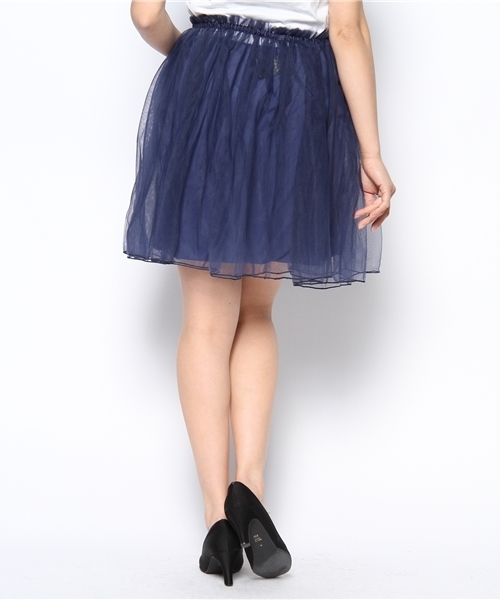 Another Edition（アナザーエディション）の「AE TULLE SK　Я ◆（スカート・レディース・オフホワイト/ネイビー・フリー）」の9枚目の写真