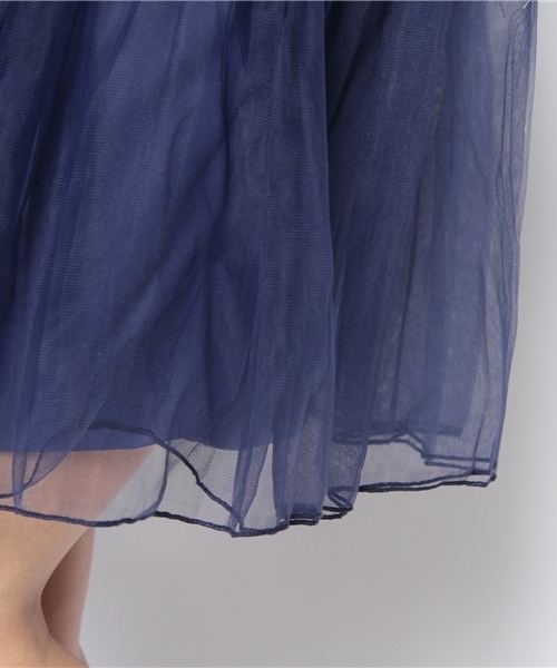 Another Edition（アナザーエディション）の「AE TULLE SK　Я ◆（スカート・レディース・オフホワイト/ネイビー・フリー）」の4枚目の写真