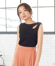 KOBE LETTUCE | 前後2wayドロップ開きリブタンクトップ(タンクトップ)