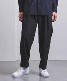 EN ROUTE | ＜EN ROUTE（アンルート）＞ウールエステルトロ ベルテッド 2プリーツ◆(スラックス)