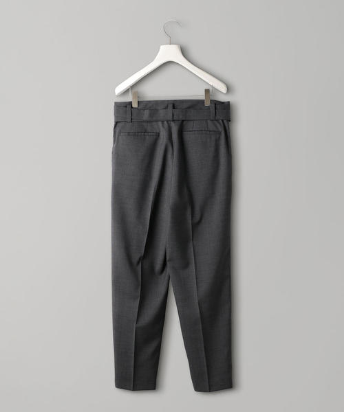 EN ROUTE（アンルート）の「＜EN ROUTE（アンルート）＞ウールエステルトロ ベルテッド 2プリーツ◆（スラックス・メンズ・ブラック/グレー・2/3/1）」の12枚目の写真