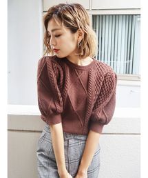 EMODA | バルキーケーブルニットトップ(ニット/セーター)