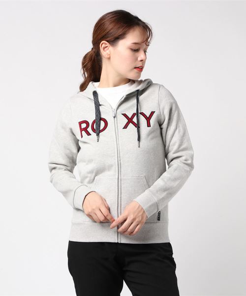 ROXY(ロキシー)の「JIVY ZIP/ロキシー ジップアップ パーカー(パーカー・レディース・ネイビー/グレー/ブラック・MEDIUM/SMALL/LARGE)」の1枚目の写真
