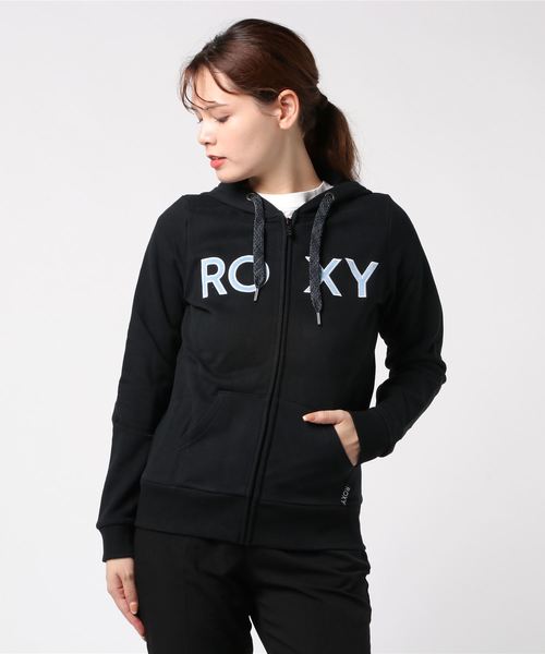 ROXY(ロキシー)の「JIVY ZIP/ロキシー ジップアップ パーカー(パーカー・レディース・ネイビー/グレー/ブラック・MEDIUM/SMALL/LARGE)」の2枚目の写真