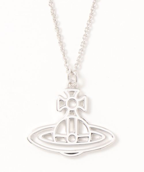 Vivienne Westwood(ヴィヴィアンウエストウッド)の「63020128/ORNELLA DOUBLE SIDED ORB PEDANT(ネックレス・レディース・シルバー/ゴールド・フリ-)」の2枚目の写真