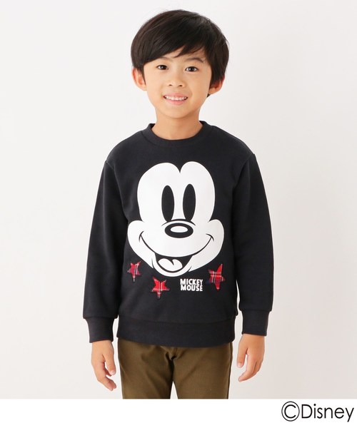 HusHusH（ハッシュアッシュ）の「◇【80-130cm】裏毛スウェットBIG 