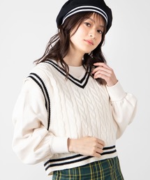 WEGO | WEGO/チルデンニットベスト(ベスト)