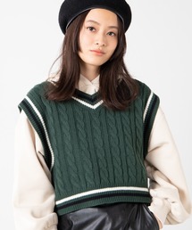 WEGO | WEGO/チルデンニットベスト(ベスト)