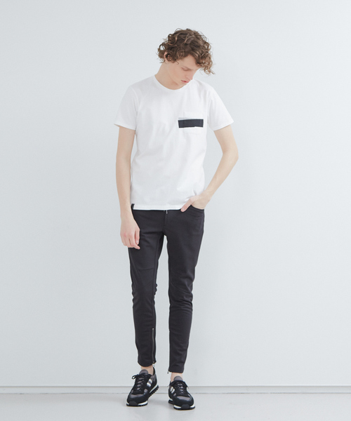 5351 POUR LES HOMMES(ゴーサンゴーイチプールオム)の「スキニージョグインレイパンツ(その他パンツ・メンズ・ライトグレー/カーキ/オフホワイト/ブラック・44/46/48/50)」の8枚目の写真