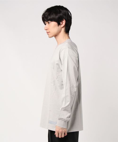 ATTACHMENT（アタッチメント）の「60/2//ギザシルキー天竺 クルーネックL/S（Tシャツ/カットソー・メンズ・ホワイト/ライトグレー/ダークグレー/ダークグリーン/オレンジ・1/2/3）」の19枚目の写真