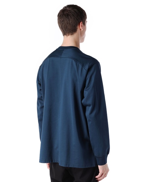 ATTACHMENT（アタッチメント）の「60/2//ギザシルキー天竺 クルーネックL/S（Tシャツ/カットソー・メンズ・ホワイト/ライトグレー/ダークグレー/ダークグリーン/オレンジ・1/2/3）」の12枚目の写真