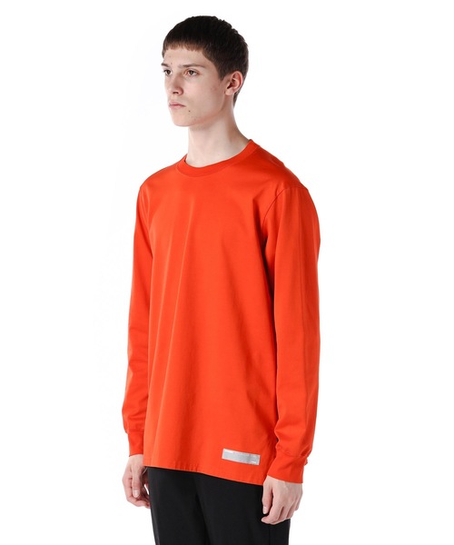 ATTACHMENT（アタッチメント）の「60/2//ギザシルキー天竺 クルーネックL/S（Tシャツ/カットソー・メンズ・ホワイト/ライトグレー/ダークグレー/ダークグリーン/オレンジ・1/2/3）」の18枚目の写真