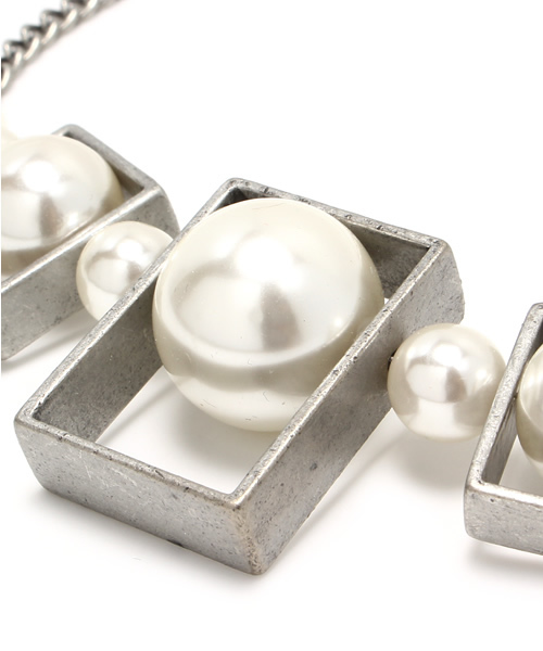 mystic（ミスティック）の「ボックスインパールNEC（ネックレス・レディース・ゴールド/シルバー・ﾌﾘ-）」の3枚目の写真