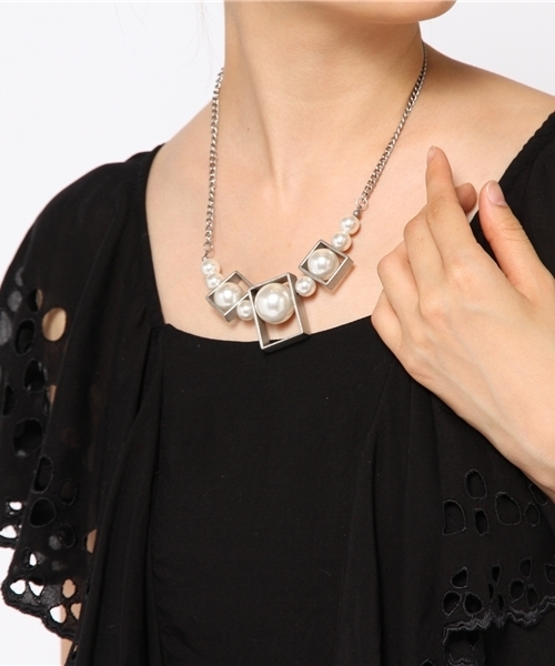 mystic（ミスティック）の「ボックスインパールNEC（ネックレス・レディース・ゴールド/シルバー・ﾌﾘ-）」の5枚目の写真