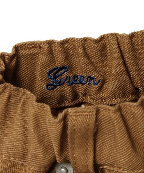 green label relaxing（グリーンレーベルリラクシング）の「【KIDS】 カラー テーパードパンツ フルレングス（その他パンツ・キッズ・ケリー/モカ/ネイビー・105/95/135/125/115）」の12枚目の写真