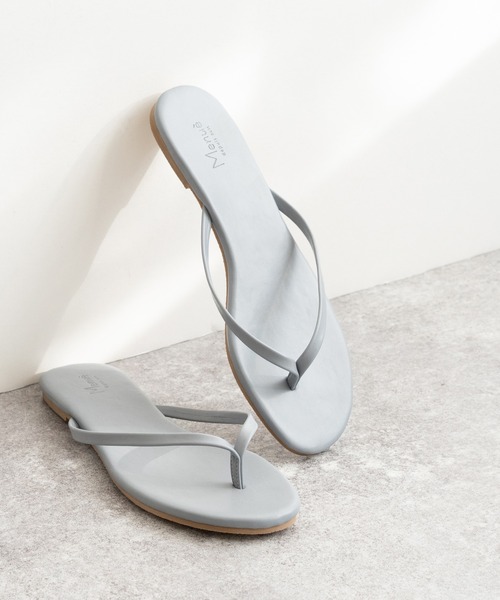 menue(メヌエ)の「キレイ魅せ ビーチサンダル トングver.(サンダル・レディース・パイソン/ゴールド/グリーン/ホワイト/グレー/ブラック/ベージュ系その他3/その他1/アイボリー/シルバー/ブルー系その他/グリーン系その他/ベージュ系その他/ベージュ系その他2/グレイッシュベージュ/ブラウン・36/35/37/38/39/34/41/40)」の12枚目の写真