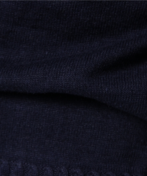 CIAOPANIC TYPY（チャオパニックティピー）の「ラミーコットン切替プルオーバー（ニット/セーター・メンズ・ネイビー/カーキ/ピンク・SMALL/LARGE/MEDIUM）」の12枚目の写真