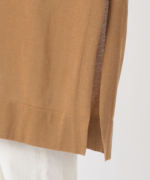 Liesse（リエス）の「コットンナイロンロングカーディガン（カーディガン/ボレロ・レディース・ベージュ/ネイビー/ピンク系その他・FREE）」の8枚目の写真