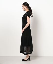CELFORD（セルフォード）の「透かし編みニットワンピース
