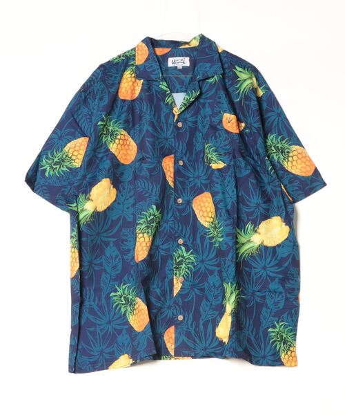 PARKS TOKYO SELECT（パークストウキョウセレクト）の「【UZZI/ウジー】（UN）ALOHA SHIRTS（シャツ/ブラウス・メンズ・ブラック/ネイビー/ホワイト/ブルー・X-LARGE/LARGE/XX-LARGE/MEDIUM/SMALL）」の3枚目の写真