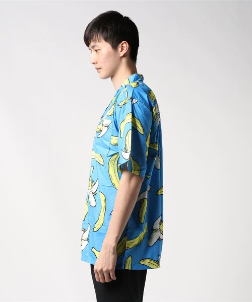 PARKS TOKYO SELECT（パークストウキョウセレクト）の「【UZZI/ウジー】（UN）ALOHA SHIRTS（シャツ/ブラウス・メンズ・ブラック/ネイビー/ホワイト/ブルー・X-LARGE/LARGE/XX-LARGE/MEDIUM/SMALL）」の6枚目の写真