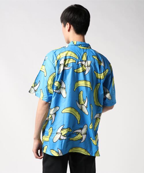 PARKS TOKYO SELECT（パークストウキョウセレクト）の「【UZZI/ウジー】（UN）ALOHA SHIRTS（シャツ/ブラウス・メンズ・ブラック/ネイビー/ホワイト/ブルー・X-LARGE/LARGE/XX-LARGE/MEDIUM/SMALL）」の5枚目の写真