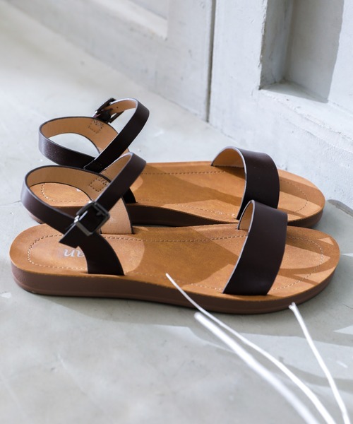 VIVIAN（ヴィヴィアン）の「ネックベルトカジュアルコンフォートサンダル（サンダル・レディース・ダークブラウン/リアルツリーカモ/シルバー/オリーブ×ブラック/アイボリー/ブラウン/キャメル/ベージュ/D/パイソン/ブラック/ベージュ系その他6・L/S/M/LL/XL/SS）」の14枚目の写真