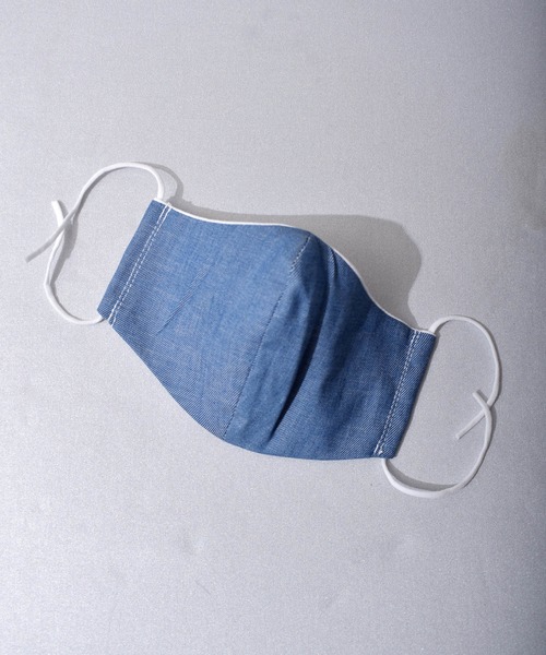 B.I.D.(ビーアイディー)の「《MADE IN KOJIMA》3Dウォッシャブル3Dデニムマスク(マスク・メンズ・キナリ/インディゴブルー・FREE)」の2枚目の写真