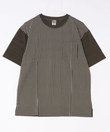 TRAP/U （トラップユー）の「《TRAP/U》抜染ストライプ　Tシャツ（Tシャツ/カットソー）」