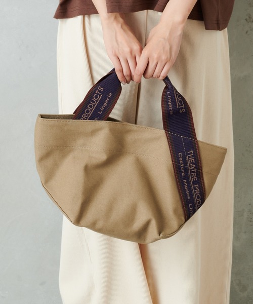 PUAL CE CIN（ピュアルセシン）の「【THEATRE PRODUCTS 】ジャガードテープキャンバストート（トートバッグ・レディース・ブラック/キャメル・FREE）」の17枚目の写真