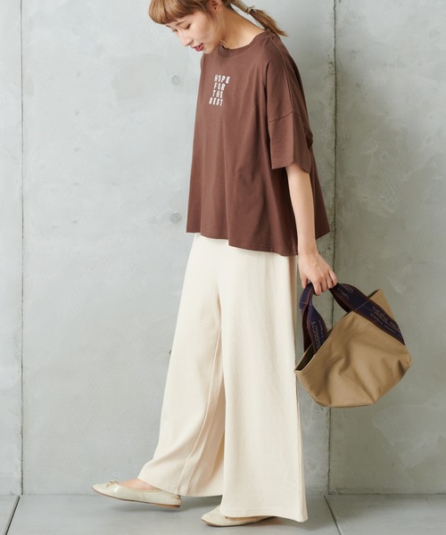 PUAL CE CIN（ピュアルセシン）の「【THEATRE PRODUCTS 】ジャガードテープキャンバストート（トートバッグ・レディース・ブラック/キャメル・FREE）」の13枚目の写真