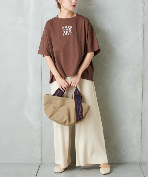 PUAL CE CIN（ピュアルセシン）の「【THEATRE PRODUCTS 】ジャガードテープキャンバストート（トートバッグ・レディース・ブラック/キャメル・FREE）」の15枚目の写真