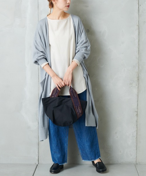 PUAL CE CIN（ピュアルセシン）の「【THEATRE PRODUCTS 】ジャガードテープキャンバストート（トートバッグ・レディース・ブラック/キャメル・FREE）」の11枚目の写真