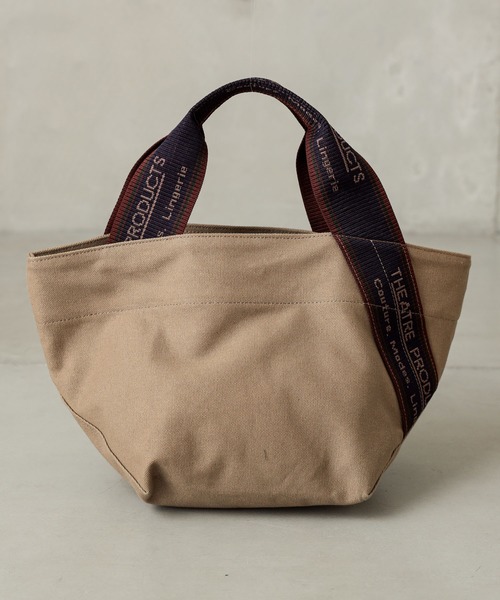 PUAL CE CIN（ピュアルセシン）の「【THEATRE PRODUCTS 】ジャガードテープキャンバストート（トートバッグ・レディース・ブラック/キャメル・FREE）」の14枚目の写真