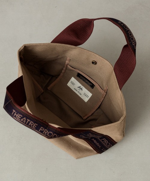 PUAL CE CIN（ピュアルセシン）の「【THEATRE PRODUCTS 】ジャガードテープキャンバストート（トートバッグ・レディース・ブラック/キャメル・FREE）」の16枚目の写真