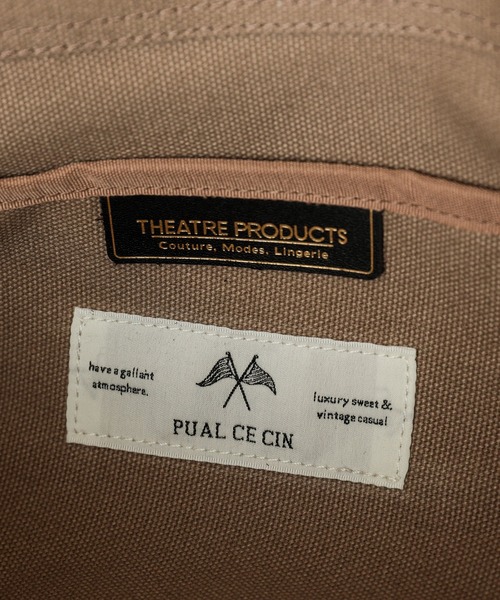 PUAL CE CIN（ピュアルセシン）の「【THEATRE PRODUCTS 】ジャガードテープキャンバストート（トートバッグ・レディース・ブラック/キャメル・FREE）」の10枚目の写真
