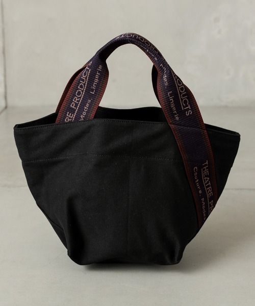 PUAL CE CIN（ピュアルセシン）の「【THEATRE PRODUCTS 】ジャガードテープキャンバストート（トートバッグ・レディース・ブラック/キャメル・FREE）」の20枚目の写真