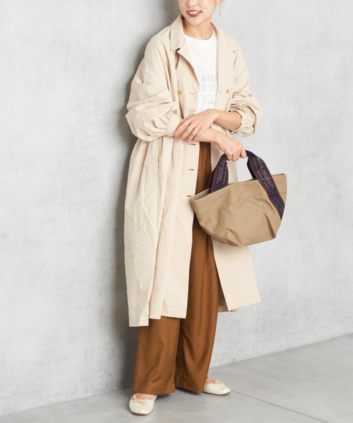 PUAL CE CIN（ピュアルセシン）の「【THEATRE PRODUCTS 】ジャガードテープキャンバストート（トートバッグ・レディース・ブラック/キャメル・FREE）」の5枚目の写真