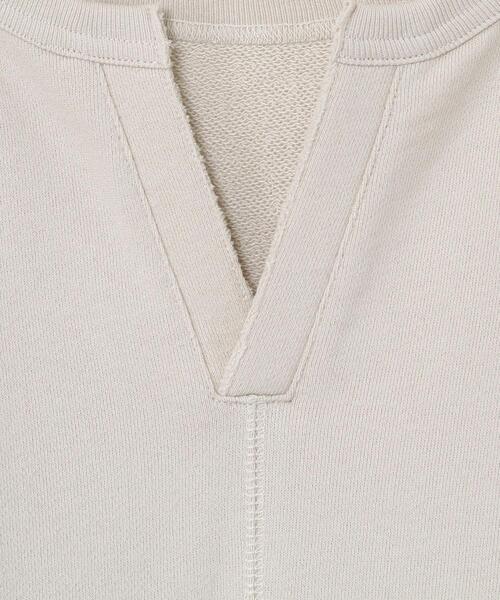 coen（コーエン）の「USAコットンオーガニックコットンミックス裏毛スウェットスキッパー（スウェット・レディース・ナチュラル/ブラック/マスタード・FREE）」の20枚目の写真