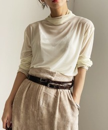 Ameri | MESH TURTLE TOP(Tシャツ/カットソー)