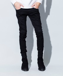 【NO ID.】Stretch Denim Warm Skinny Pants / ストレッチ デニム ウォーム スキニー パンツ