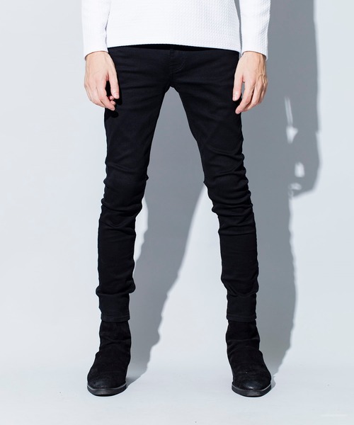 NO ID.（ノーアイディ）の「【NO ID.】Stretch Denim Warm Skinny Pants / ストレッチ デニム ウォーム スキニー パンツ（デニムパンツ・メンズ・ブラック/グレー/インディゴブルー/ブルー系その他・1/2/3）」の8枚目の写真