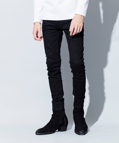 NO ID.（ノーアイディ）の「【NO ID.】Stretch Denim Warm Skinny Pants / ストレッチ デニム ウォーム スキニー パンツ（デニムパンツ・メンズ・ブラック/グレー/インディゴブルー/ブルー系その他・1/2/3）」の16枚目の写真