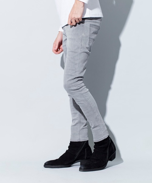 NO ID.（ノーアイディ）の「【NO ID.】Stretch Denim Warm Skinny Pants / ストレッチ デニム ウォーム スキニー パンツ（デニムパンツ・メンズ・ブラック/グレー/インディゴブルー/ブルー系その他・1/2/3）」の18枚目の写真