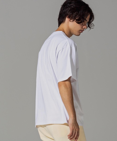 Mark Gonzales(マーク・ゴンザレス)の「Mark Gonzales(マーク ゴンザレス)ロゴ刺繍Tシャツ(Tシャツ/カットソー・メンズ・ホワイト/ブラック・M/L/XL)」の4枚目の写真