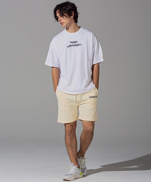 Mark Gonzales(マーク・ゴンザレス)の「Mark Gonzales(マーク ゴンザレス)ロゴ刺繍Tシャツ(Tシャツ/カットソー・メンズ・ホワイト/ブラック・M/L/XL)」の7枚目の写真